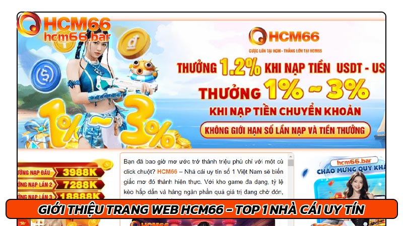 Giới thiệu trang web HCM66 - Top 1 nhà cái uy tín