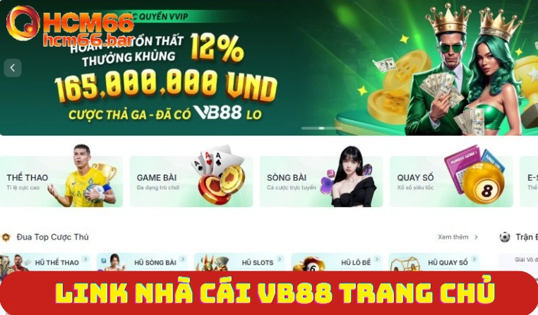 Link nhà cái VB88 trang chủ nhận thưởng nhanh